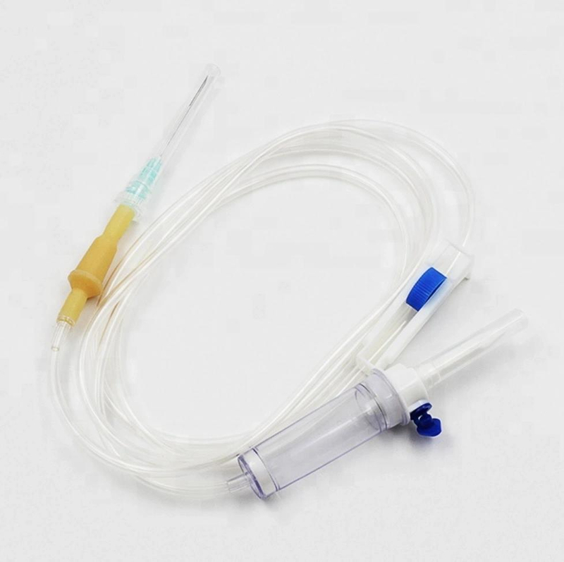 Parts Of Disposable IV Infusion Giving Set