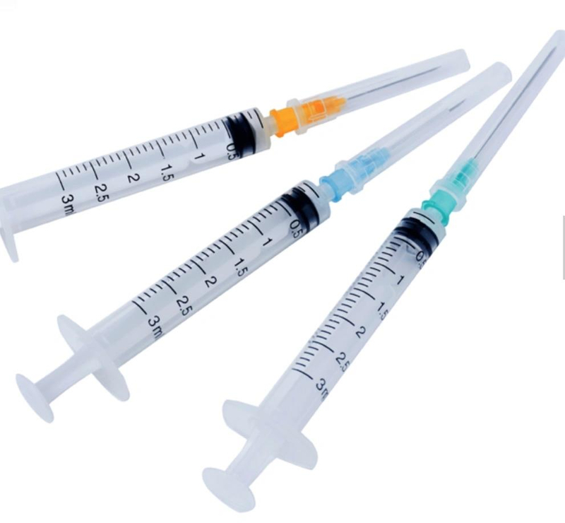 3cc Syringe Luer Lock Medical Use With Needle